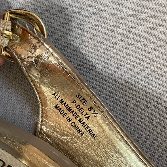 Steven Madden Shoes Size 8.5M Ultra High Wedge Patent - Picture 8 of 11